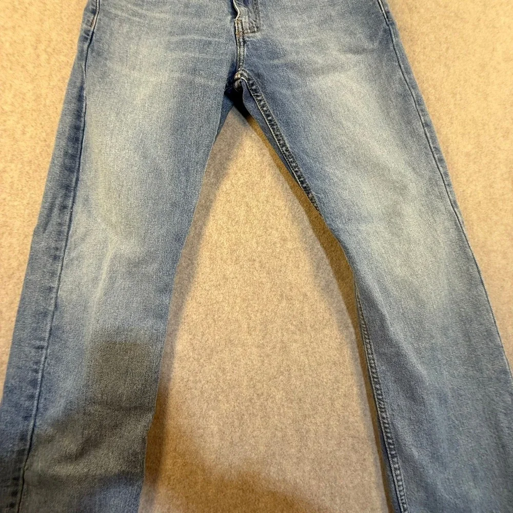 Levis 513 Slim Straight Jeans Mens W30 L30 Medium‎ Wash Blue Denim Pants